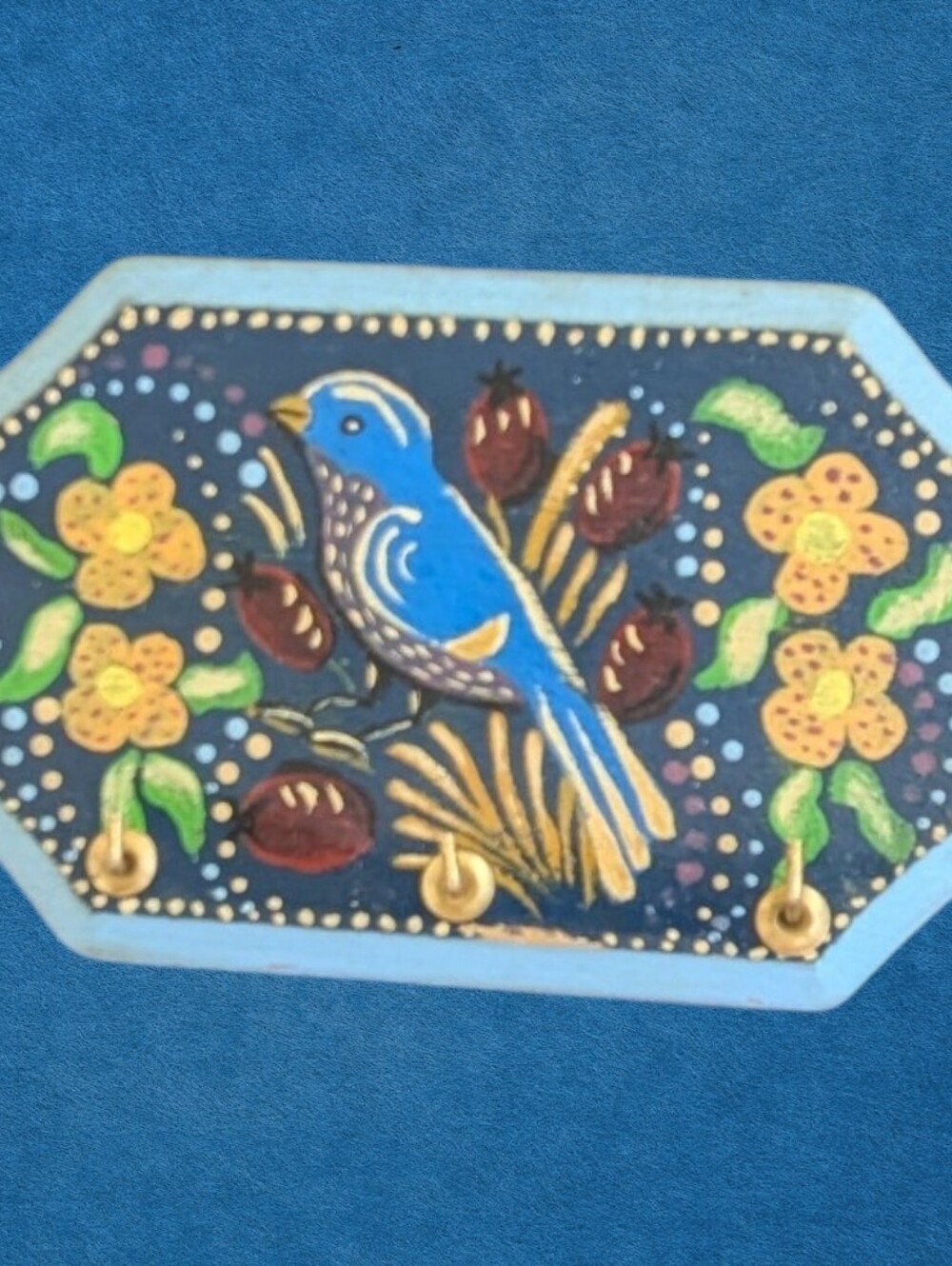 Birds 5.5 X 3.5 Hanging Wall Decor Key holder